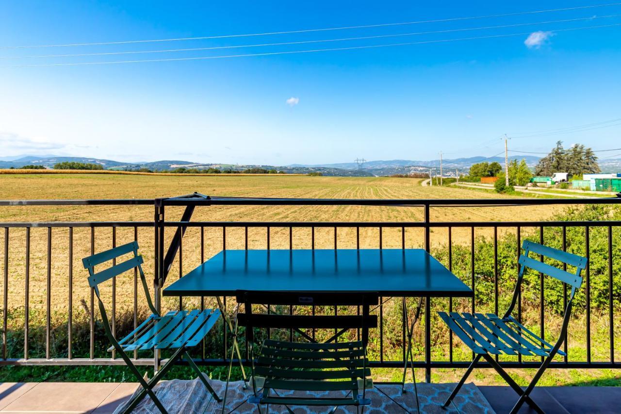 Logement 75M2, Avec Vue, Au Calme, Lyon A 25Km Communay Exterior foto